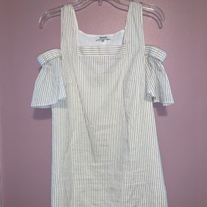Madewell off white dress
